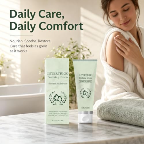 Intertrigo Relief Cream - 2oz Skin Fold Care for Chafing