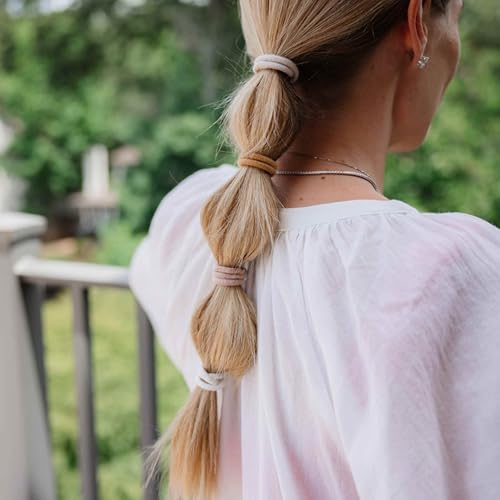 Kooshoo Eco-Friendly Hair Ties for Women | Plant-Based, No-Snap Design