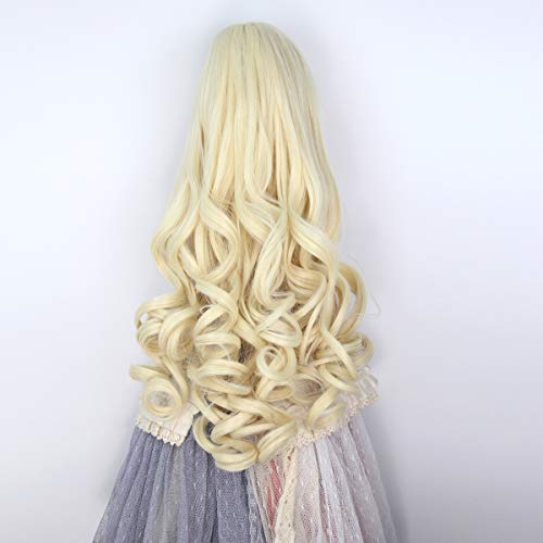 8-9 Inch Curly Handmade BJD Doll Wig for 1/3 MSD DOD Pullip