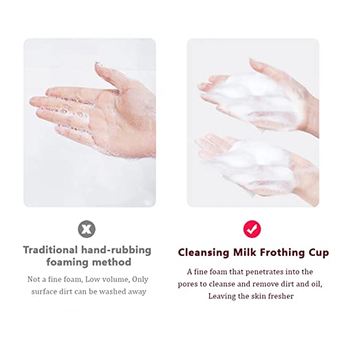 Facial Cleansing Foam Maker 2 Pack - Deep Clean & Save Face Wash