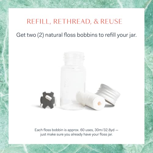 Better & Better Natural Dental Floss Refill Pack - Vegan, Eco-Friendly