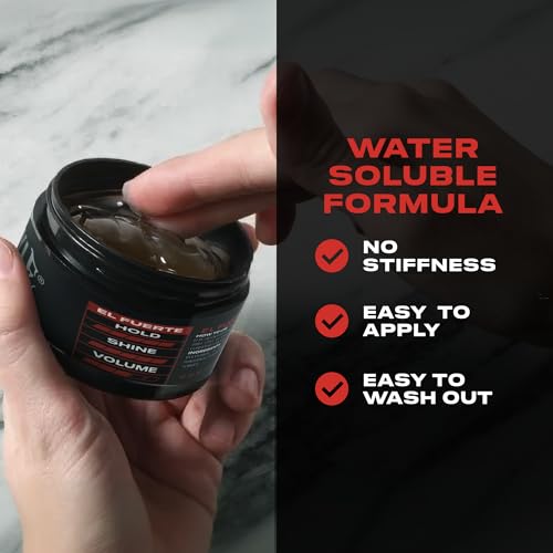 Papichulo Style Deluxe Pomade El Fuerte - Strong Hold, High Shine, 4 oz