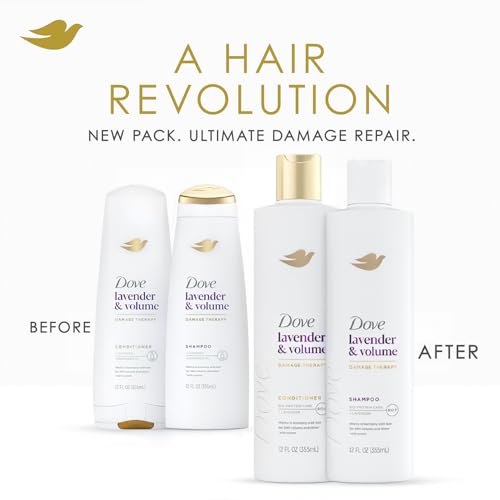 Dove Lavender & Volume Shampoo and Conditioner Set – 12 Oz