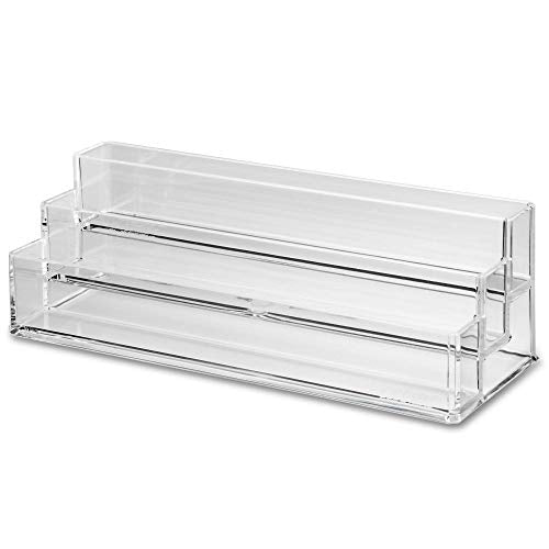 BY ALEGORY 3-Tier Acrylic Eyelash Makeup Organizer 10.25"x3.87"x3.38"