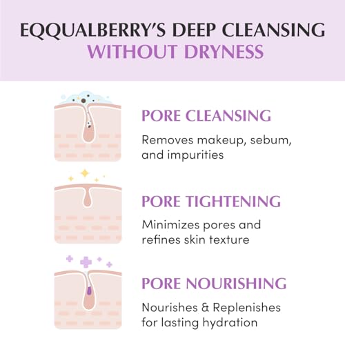 EQQUALBERRY Purple Rice Pore Smoothing Cleansing Oil – 6.76 fl.oz