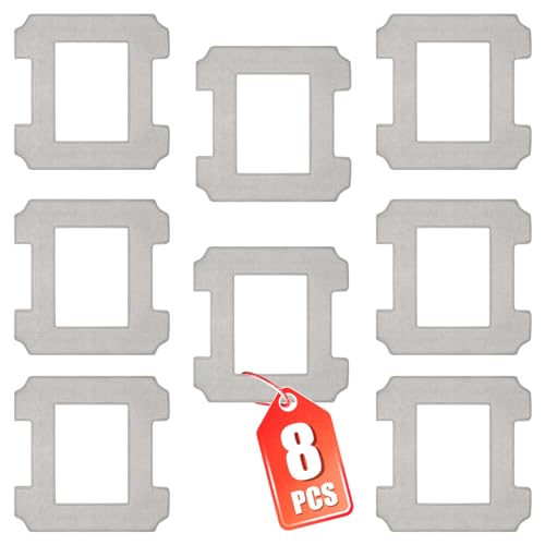 8 Pack Washable Microfiber Mop Cloths for Ecovacs Winbot W1/W2