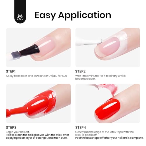 Beetles Gel Polish Liquid Latex for Nails - 2 Pack 15ml Peel Off Barrier for Nail Art & Manicure