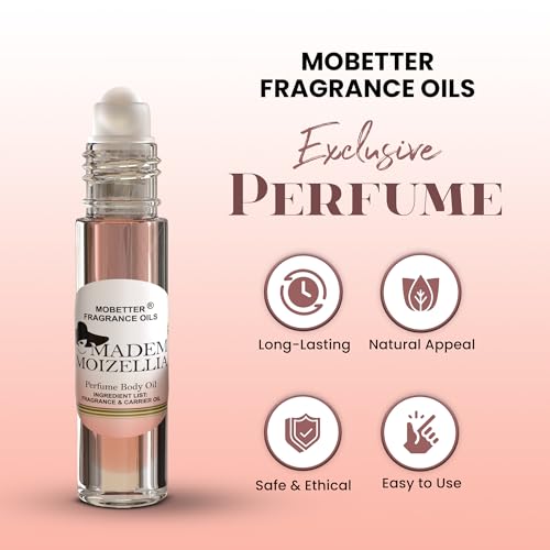Madem Moizellia Women's Perfume Body Oil - Long-Lasting Fragrance Roll-On