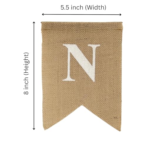 Rustic Burlap ONE Banner for 1st Birthday High Chair Decor