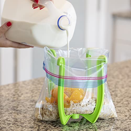 Bagwell Sealable Bag Holder for Gallon & Quart Food Storage