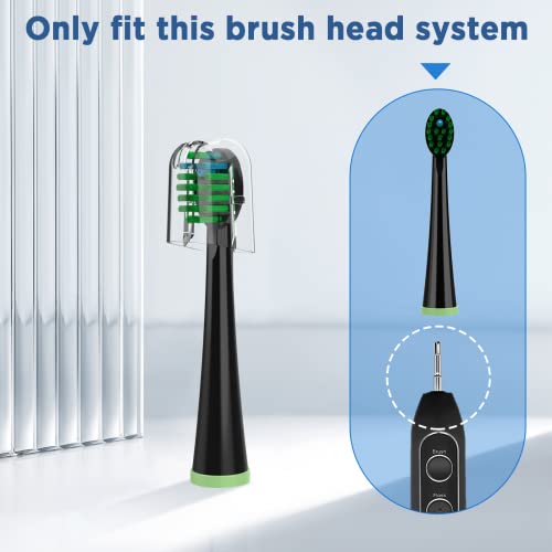 Fregum Replacement Toothbrush Heads for Waterpik Sonic Fusion - Pack of 5
