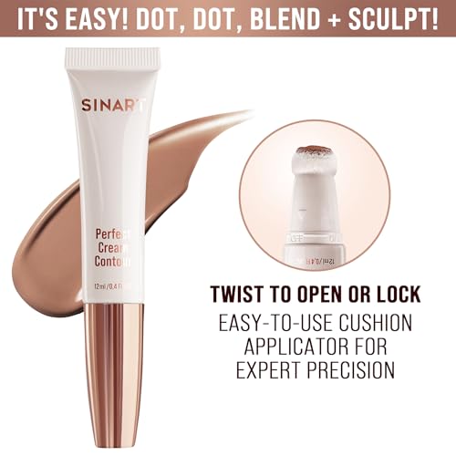 Cream Contour Stick with Cushion Applicator - Liquid Makeup Wand