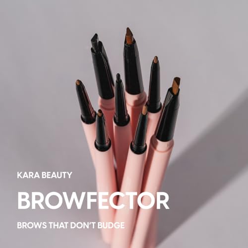 Kara Beauty Browfector Double Ended Eyebrow Pencil - Dark Brown
