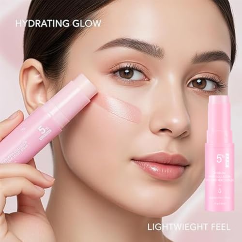 Olivine Pink Collagen Multi Balm Stick - Hydrating for Face & Neck