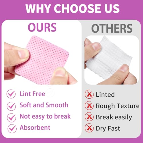 400 Lint-Free Nail Wipes with Pump Dispenser - SHEERBLISS