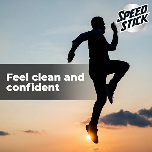Speed Stick Aluminum Free Men's Deodorant, 24 Hour Odor Protection, Regular, 3 Ounce, 4 Pack