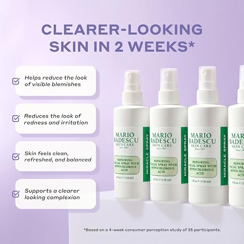 Mario Badescu Repairing Hypochlorous Acid Facial Spray (2-Pack, 2 Fl Oz)