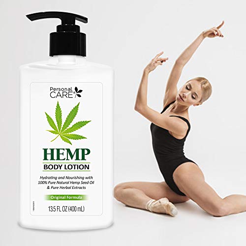 Natural Hemp Body Lotion with Pump - Soothes & Moisturizes