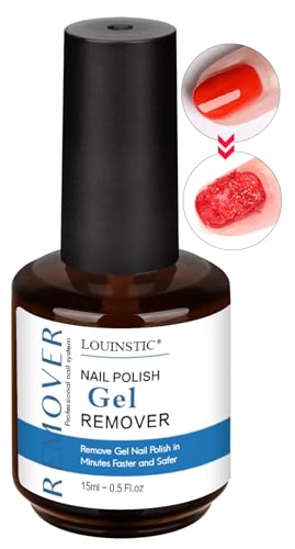 LOUINSTIC Gel Nail Polish Remover 15ml – Fast, Non-Damaging Solution