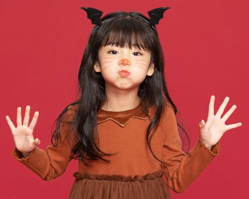 Penta Angel Halloween Bat Wings Hair Clips - 4PCS Devil Wing Barrettes