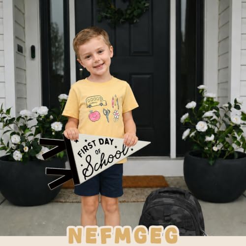 First Day of School Pennant Flag for Kids - Photo Prop & Decor