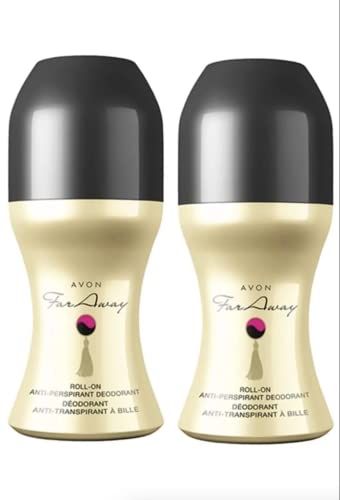 Avon Far Away Roll-On Antiperspirant Deodorant 2.6oz - 2 Pack