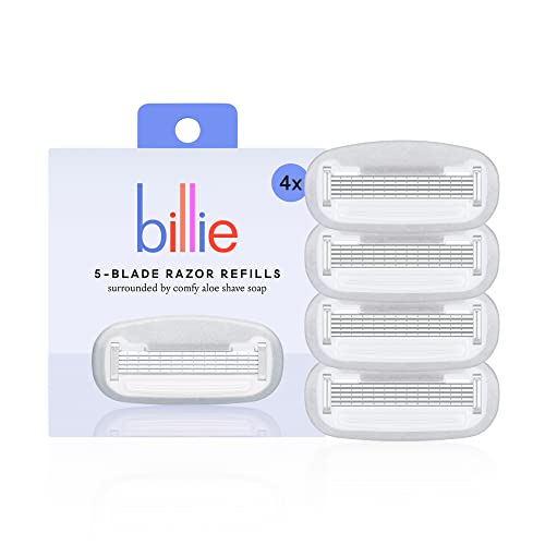 Billie Women’s Razor Refill Blades 4-Pack & DreamPop Travel Case Set