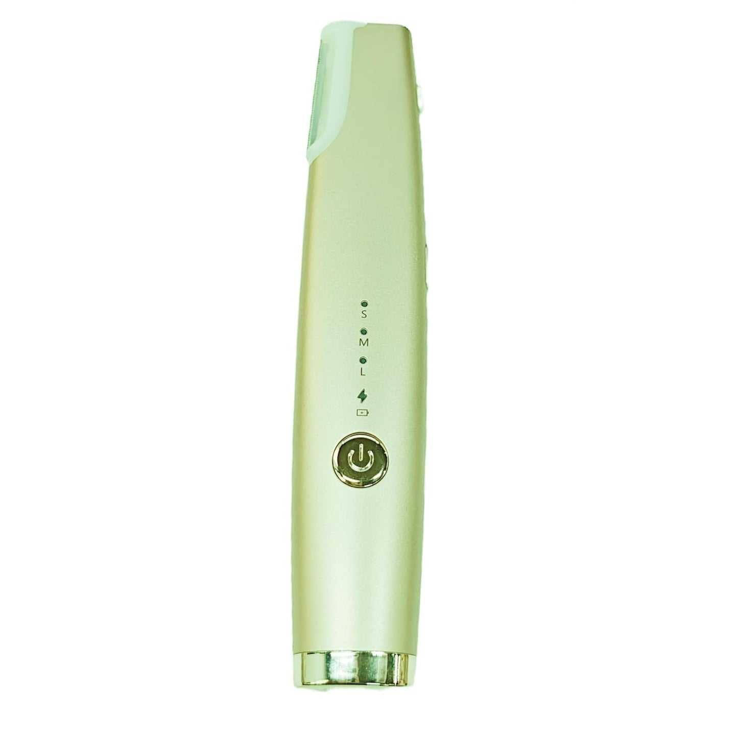 PAPMINI Sonic Dermaplaning Tool for Face - Professional Facial Razor for Women, Removes Peach Fuzz & Dead Skin, Includes 1 Handle and 10 Replacement Blades -Green