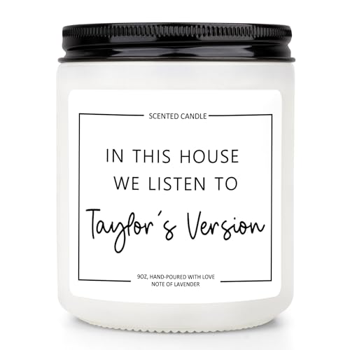 Swiftie Lavender Candle - Natural Soy Wax Gift for Taylor Fans