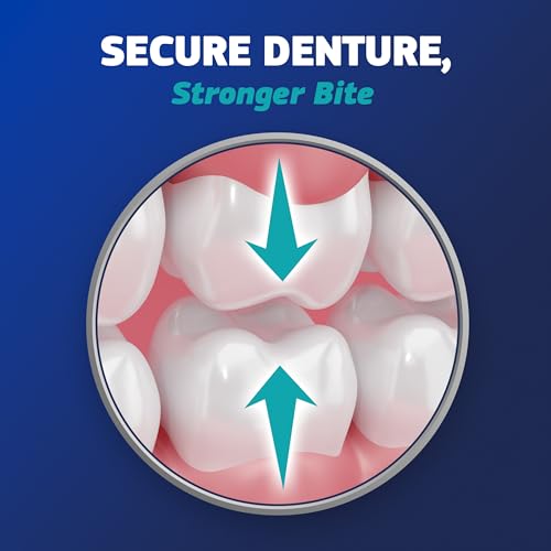 Fixodent Denture Adhesive Free, Strong Hold for Full & Partial Dentures - 1.4oz (Pack of 2)
