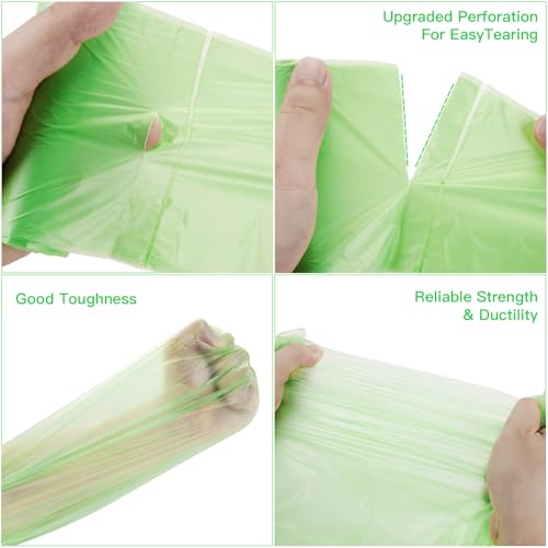 Inwaysin 3 Gallon Biodegradable Trash Bags - Strong & Unscented, 100 Count