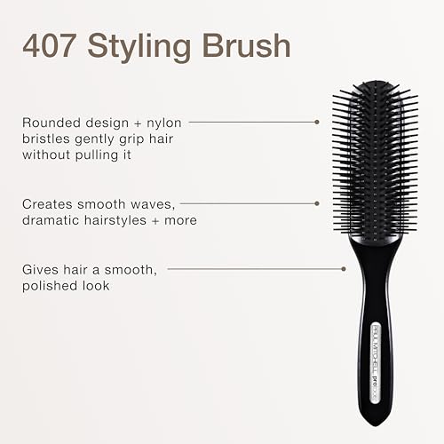 Paul Mitchell Pro Tools 407 Styling Brush - Nylon Bristle Hairbrush for All Hair Types, Variation 1
