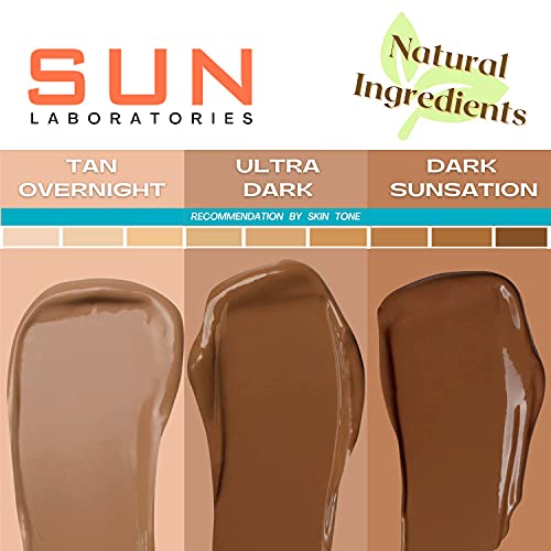Organic Self Tanning Lotion for Face & Body - Long Lasting Sunless Tan 4oz