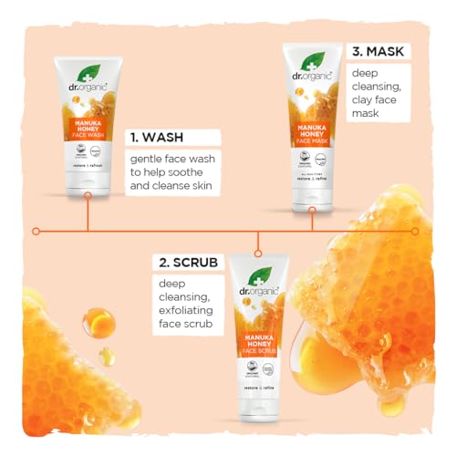 Dr. Organic Manuka Honey Face Wash for Dry & Sensitive Skin 150 mL