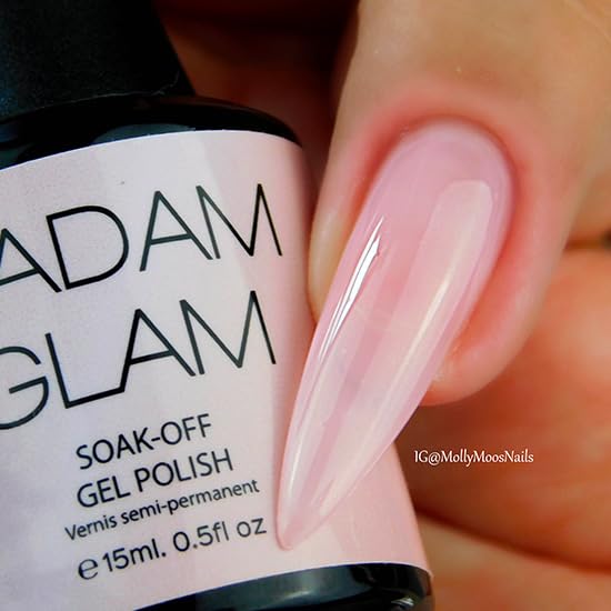 Madam Glam Soft Pink Soak-Off Gel Nail Polish - 0.5 fl oz Professional