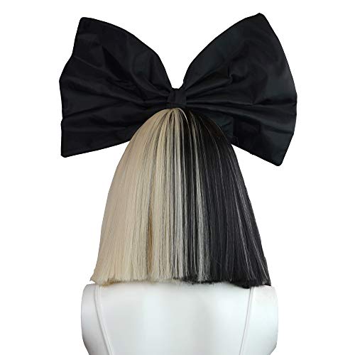 Black Bow Headband Hair Accessory for Women & Girls - Cosplay & Parties