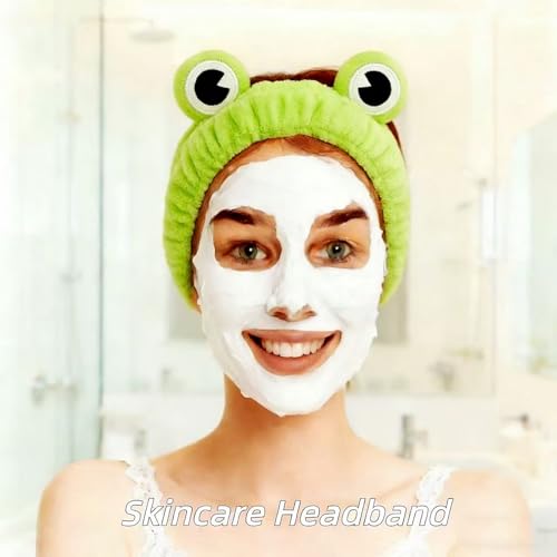 7-Piece Spa Set with Headbands & Wristbands for Women - Green