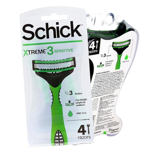 Schick Xtreme 3 Sensitive Disposable Razors for Men - 2 Pack