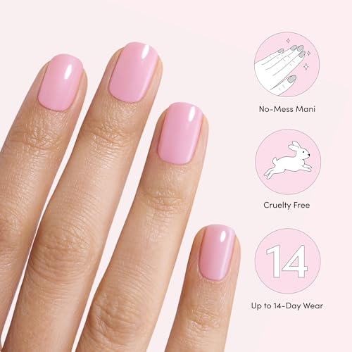 Dashing Diva Soft Pinks Collection Nail Strips - 2 Sets of Gel Stickers