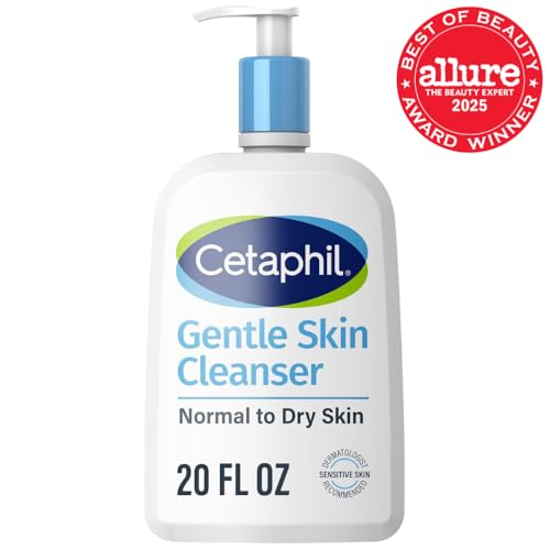 Cetaphil Gentle Cleanser 20oz - Hydrating Face Wash for Sensitive Skin