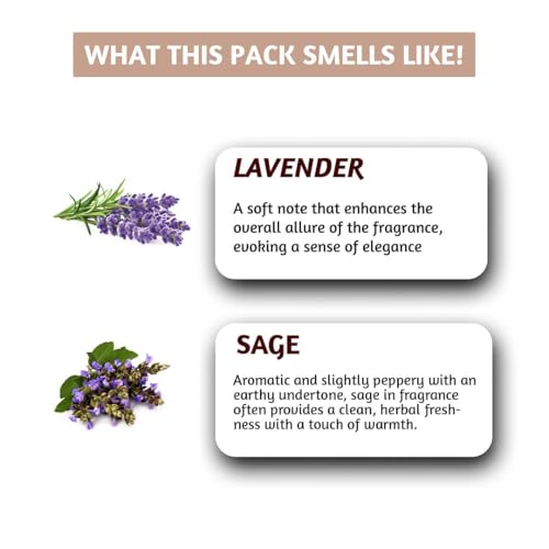 Folkulture Sage & Lavender Incense Sticks - 75 Non-Toxic Sticks, 45 Min Burn Time
