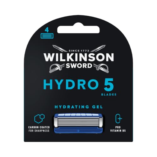 Wilkinson Sword Hydro 5 Skin Protection Razor Blade Refills, 4 Count