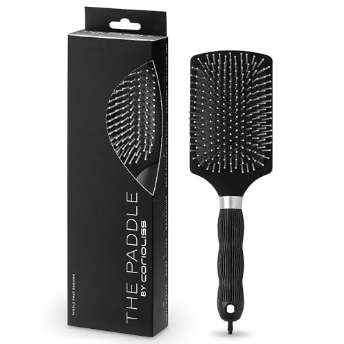 Corioliss Paddle Brush for Women - Professional Short Hair Styling Brush