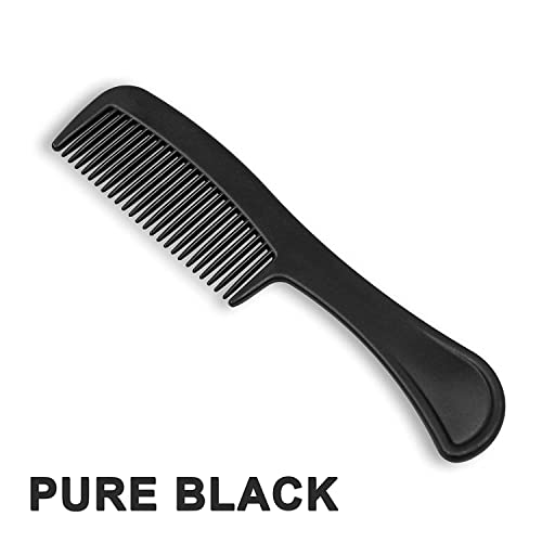 60 Pack Black Hair Combs - 5.9 Inch Individually Wrapped for Travel & Hospitality