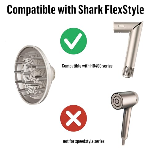 Diffuser Attachment for Shark FlexStyle Hair Dryer - Curl Enhancer