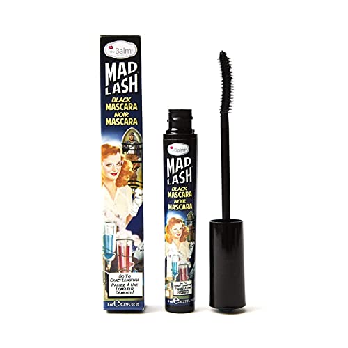 theBalm Mad Lash Volumizing and Lengthening Mascara, Black, 0.27 fl oz