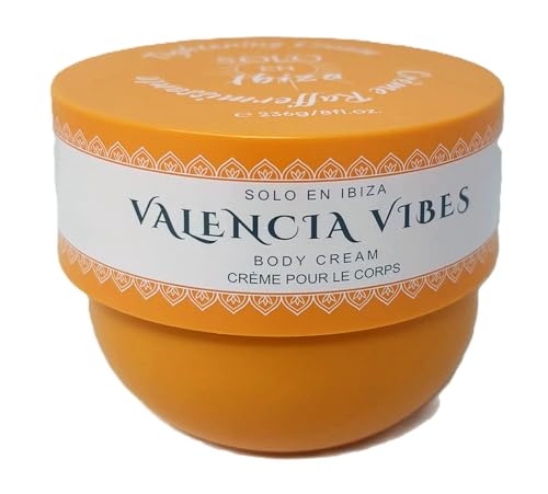 Solo en Ibiza Valencia Vibes Body Cream - Tightening & Moisturizing, 8 fl oz