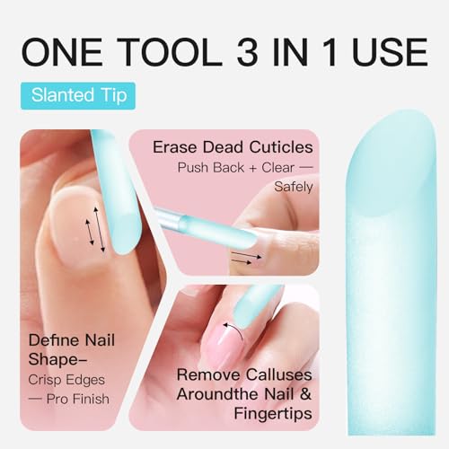 Curvlife Press-On Nail Kit with Glue Remover & Glass Tools