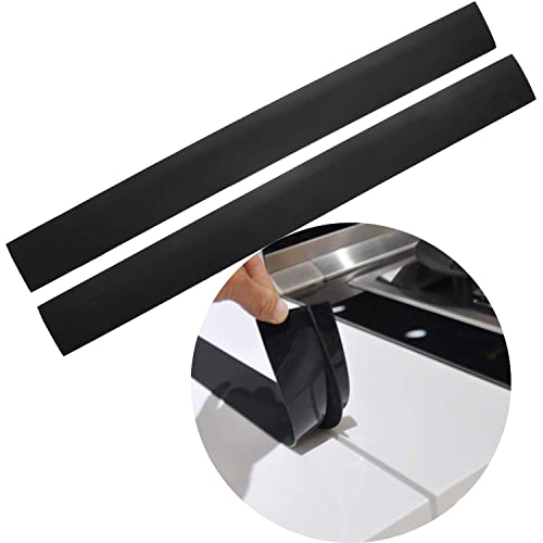 Mofason Silicone Stove Counter Gap Cover - 25 Inch, 2 Pack, Black
