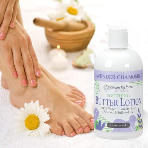 Ginger Lily Farms Lavender Chamomile Soothing Butter Lotion - 12 oz